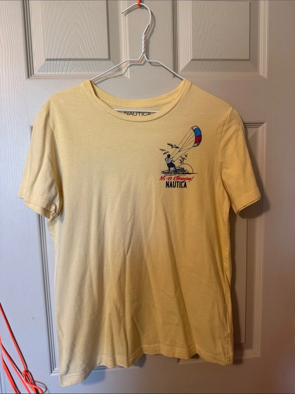 Nautica Pale Yellow Kite Graphic Short Sleeve Tee